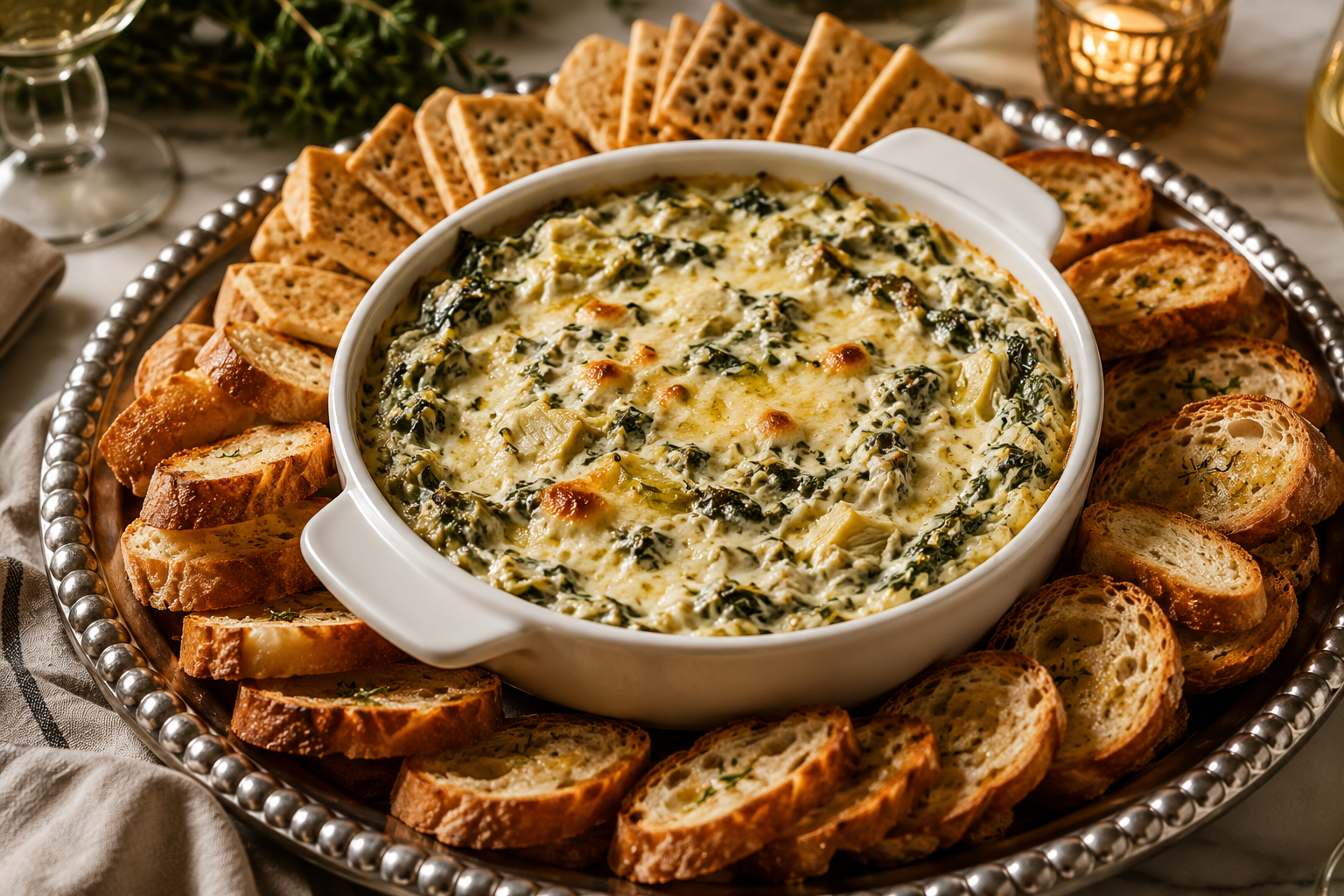 Hot Spinach Artichoke Dip